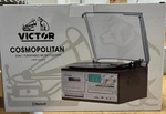 Victor VWRP-4200-ES Cosmopolitan 8-IN-1 Turntable Music &radio Espress. Fixed Price $199.00.