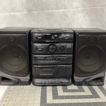 Sanyo MCD-S663 Vintage 1996 Boombox Cassette Synchro Vtg Dubbing Radio Untested. Fixed Price $39.96.