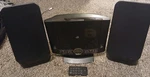 Gpx HM3817DT Black Cd Player Home Music Stereo System/remote/speakers Am/fm/aux. Fixed Price $34.99.