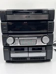 Aiwa Z-R555 Compact Disc Stereo System Main Unit Cd Changer Tape Tuner Tested. Fixed Price $146.25.