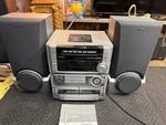 Aiwa Cx- ZL500 Audio System Disc Cd Changer, Dual Cassette, Am/fm Subwoofers!. Fixed Price $199.00.