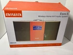 Aiwa EXOS-5 Wireless Home Hi-fi Audio System Bluetooth 40W Peak Power Fm Radio. Fixed Price $69.99.