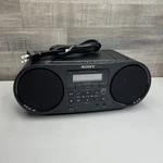 Sony ZS-RS60BT Cd Boombox Bluetooth Am/fm Radio Usb Mega Bass Tested & Working. Fixed Price $61.90.