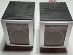 Lot Of 2 Emerson Speakers 60-1418 Ohm Black Silver W/ Legs Used Untested. Fixed Price $9.99.