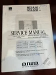 Aiwa NSX-AJ50 NSX-SZ50 CX-NAJ50 Repair Service Manual 112 1133 Usa **original**. Fixed Price $22.99.