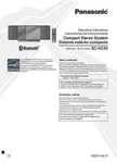 Panasonic SC-HC40 Stereo System Owners Instruction Manual. Fixed Price $22.24.
