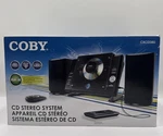 Coby CXCD380 Stereo System Am/fm Aux Lcd Desk & Wall Mount Top Loading. Fixed Price $119.95.