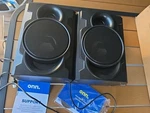 Onn Stereo System Speakers Model No 100008725. Fixed Price $28.99.