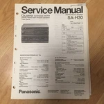 Original Panasonic Service Manual For Sa Model Stereo Systems Select One. Fixed Price $9.98.