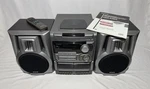 Aiwa CX-NA202 Compact Stereo 3 Disc Cd Changer Dual Cassette W/ Speakers -tested. Fixed Price $149.99.