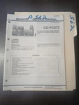 Sharp CD-PC672 Service Manual Original Repair Book Compact Disc Audio. Fixed Price $49.99.