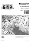 Panasonic SA-AK200 SA-AK300 SK-AK490 SA-AK500 Cd Stereo Instruction Manual. Fixed Price $22.24.
