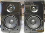 Insignia NS-SH513 2-WAY Bookshelf Speakers, Black Ash Finish & Very Good Sound. Fixed Price $32.89.