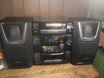 Panasonic SA-AK20 5 Cd Changer/dual Cassette/am/fm Stereo-cassette Does Not Work. Fixed Price $70.00.