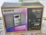 Sony CMT-NEZ3 Micro Hi-fi Component System Am Fm Cd Cassette New In Box. Fixed Price $349.97.