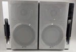 Aiwa Sony 10.5" Speakers SX-LMN5 2PC Set Silver Tested. Fixed Price $64.99.