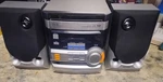Magnavox MAS-80 Mini Hi-fi Stereo System 3 Disc Cd Player Tested -w Speakers. Fixed Price $89.99.