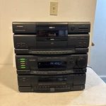 Fisher TAD-9725 Boombox Stereo Am/fm Radio Dual Cassette Player Cd Turns On!. Fixed Price $49.79.