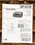 Sony CDP-H3750 Player Service Manual *original*. Fixed Price $14.97.