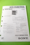 Service Manual Guide For Sony HCD-R500, HCD-RX55, Original. Fixed Price $18.62.