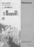 Technics SC-HD515 SE-HD515 ST-HD515 SL-HD515 RS-HD515 Owners Manual Reprint. Fixed Price $22.24.
