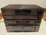Sony HST-211 Stereo Component System Am/fm Radio Dual Cassette Phono Amplifier. Fixed Price $50.00.