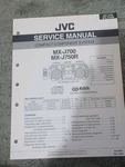 Jvc MX-J700 J750R Original Factory Repair Service Manual. Fixed Price $16.00.