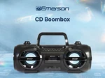 Emerson EPB-3005 Retro Portable Cd Boombox With Am/fm Radio, Black. Fixed Price $129.99.