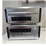 Yamaha RX-E100 CDX-E100 Stereo Receiver Player Combo Am/fm Silver 2000. Fixed Price $150.00.