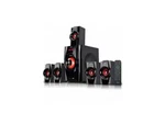 Befree Sound BFS-410 5.1 Channel Surround Bluetooth Speaker System, Red. Fixed Price $103.99.