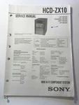 Original Service Manual & Schematic Sony HCD-ZX10 D769. Fixed Price $22.00.