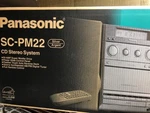 Panasonic SC-PM22 Vintage Shelf Cd Cassette Radio Brand New Shopworn Box Look. Fixed Price $749.99.