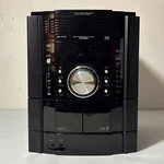 Sharp Cd DK890N Am/fm, Dual Cassette, 5 Disc Changer. Fixed Price $68.09.