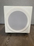 Orb Audio Super Eight 200W Powered Subwoofer In White - Excellent Condition. Fixed Price $199.00.