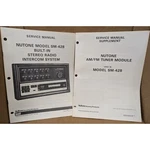 Nutone Service Manual For Built-in Stereo Radio Intercom System Model SM-428. Fixed Price $12.00.