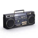 Aiwa Retro Boombox Backtrack Cd Player With Cassette Black And Gold. Fixed Price $333.74.