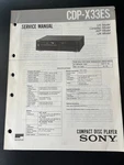 Sony CDP-X303ES Player Service Manual *original*. Fixed Price $19.99.