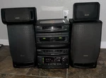 Aiwa Hi Fi Stereo Component System Model NSX-D757 Vtg 1995 Remote, Antenna, Etc!. Fixed Price $425.00.