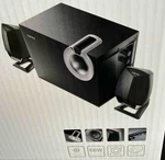 New Edifier M201BT Multimedia Aux Bluetooth Speaker System Subwoofer & Satellite. Fixed Price $39.98.