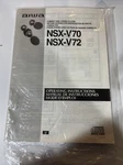 Aiwa NSX-V70 NSX-V72 Operating Instructions Manual *original**. Fixed Price $29.99.
