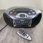 Rca RCD-152E Boombox Player, Cassette, Am/fm Radio, & Remote Tested Works. Fixed Price $29.99.