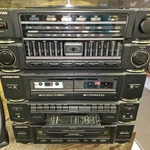 Soundesign 6865 Stereo System Turntable Dual Cassette Cd Am/fm Radio & Remote. Fixed Price $148.50.