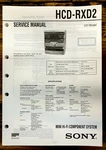 Sony HCD-RXD2 Stereo Service Manual *original*. Fixed Price $14.97.