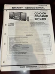 Orig. Sharp CD-C406C CP-C406 CDC406 Repair & Service Manual *original*. Fixed Price $14.19.
