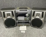 Aiwa CX-NA202U Compact 3-DISC Stereo System Dual Cassette Cd Changer Gray. Fixed Price $237.00.