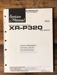Pioneer XR-P320 Stereo Service Manual *original*. Fixed Price $14.97.