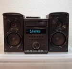 Sharp XL-BH250 Micro Component Stereo System: Bluetooth, 5-CD, Tuner, Aux Vg+. Fixed Price $100.00.