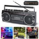 Audiobox RXC-25BTBLK 10-WATT Portable Cassette Player And Recorder. Fixed Price $46.65.
