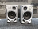 Jvc Compact Component Speakers Left & Right Bookcase Gray SP-MXJ30 Fits MX-J30. Fixed Price $49.99.