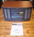 Teac GF-330 Nostalgia Turntable Cd Cassette Am Fm Radio Stereo System Hifi Wood. Fixed Price $165.00.